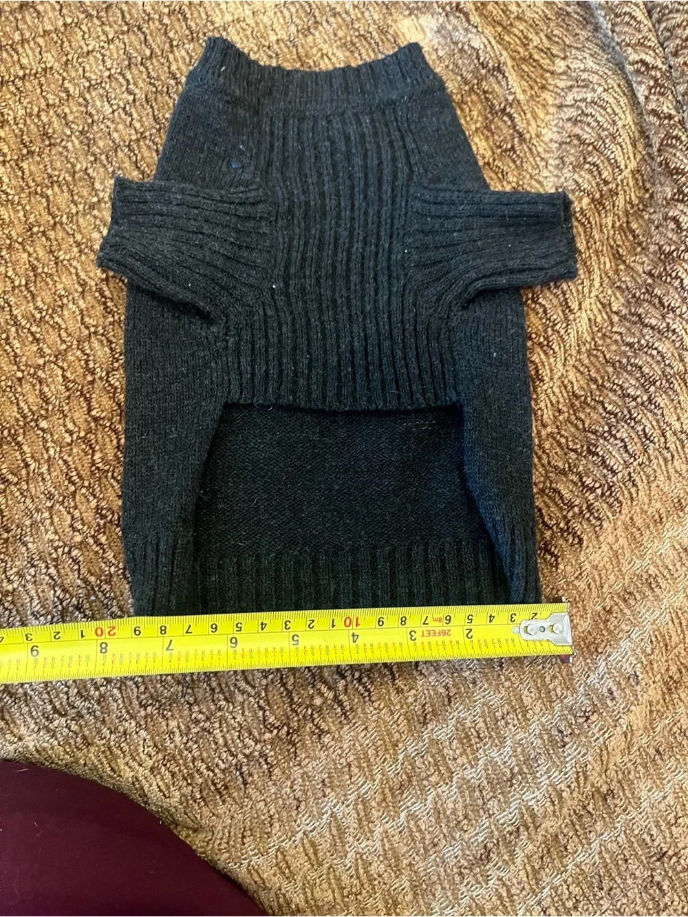 Skull Cashmere Black Knit Sweater